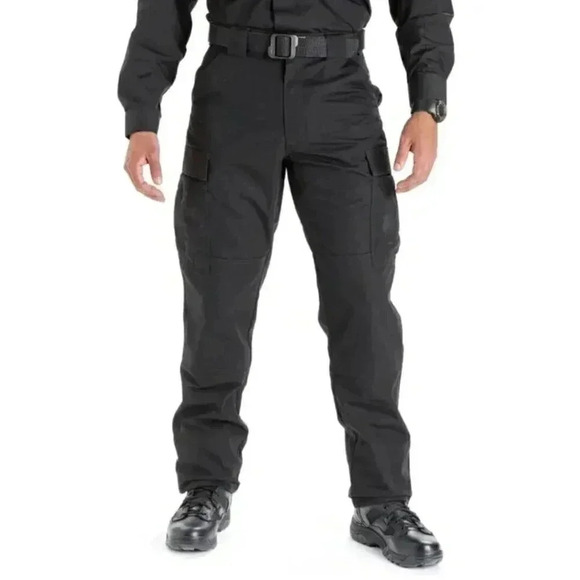 5.11 Tactical Size Large Mens Ripstop TDU Adjustable Teflon Protected Work Pants - Picture 2 of 16